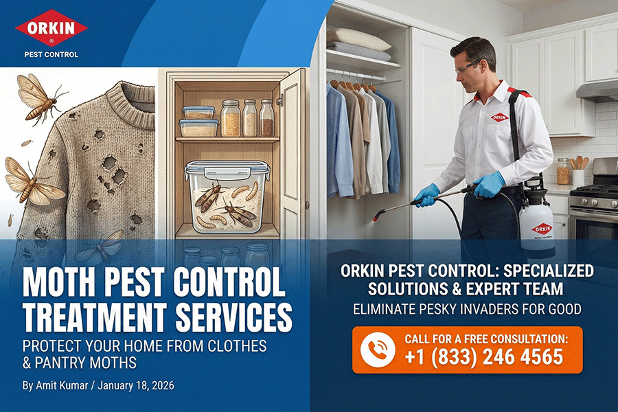 Moth Pest Control Treatment Services