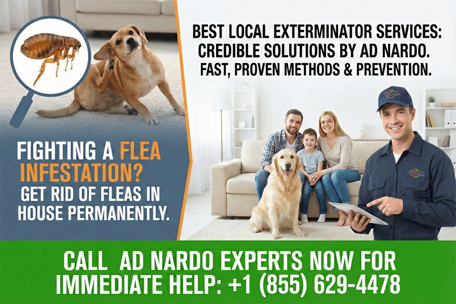 Get Rid of Fleas in house