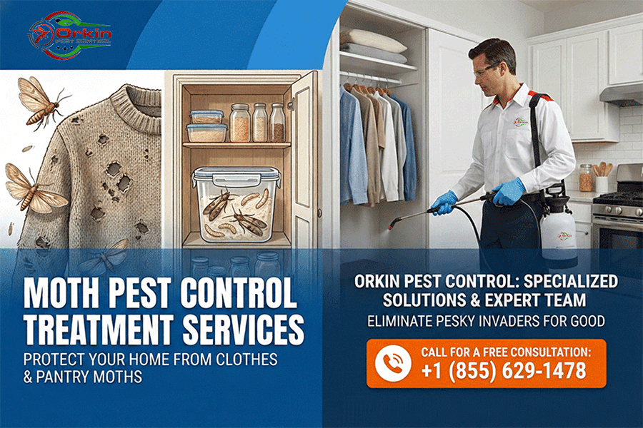 Moth Pest Control Treatment Services