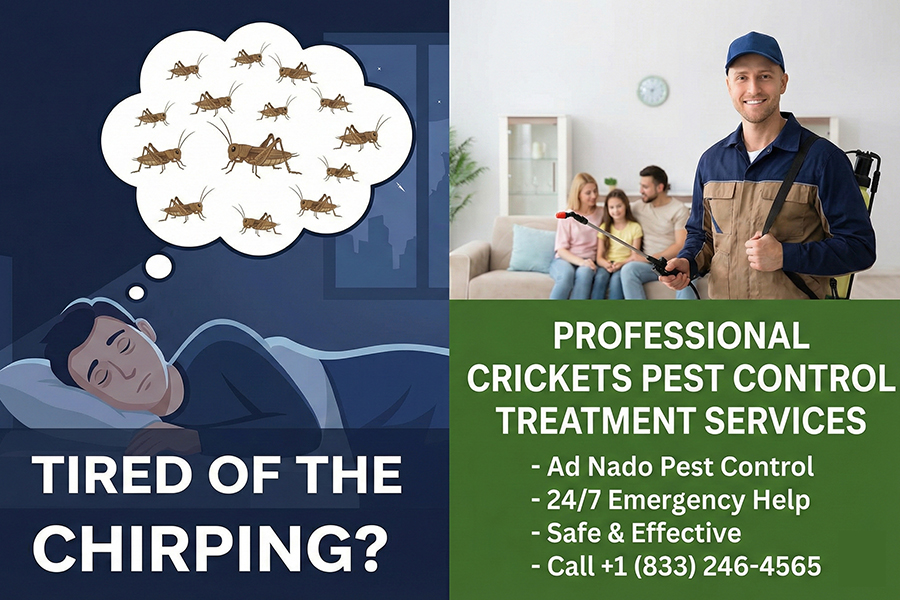 Crickets Pest Control Treatment Services