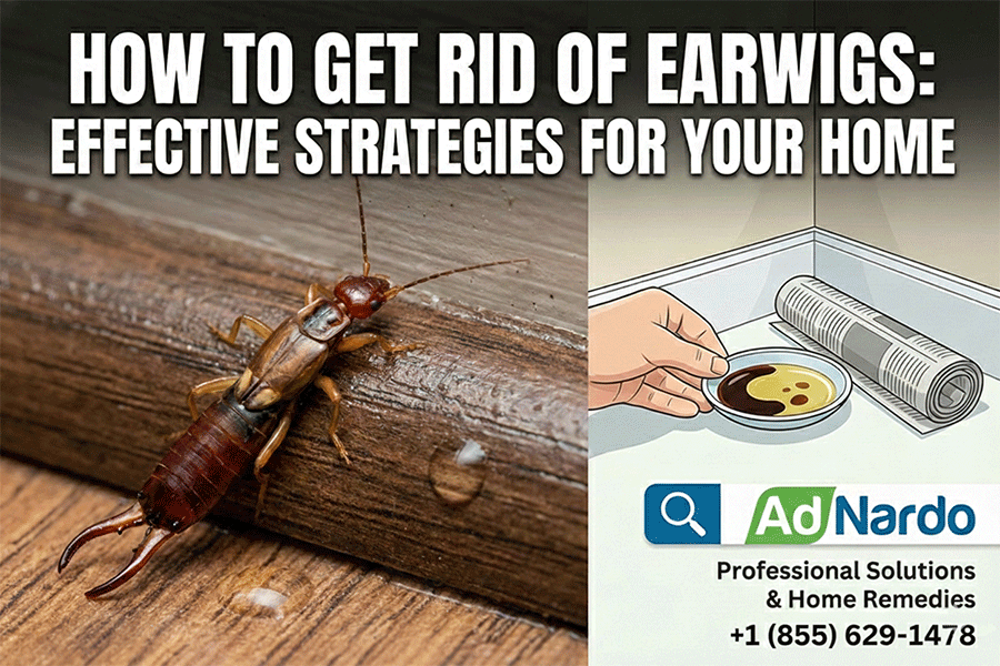 how to get rid of earwigs in your house