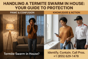 Termite Swarm in house