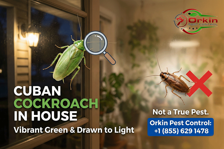 Cuban Cockroach in House