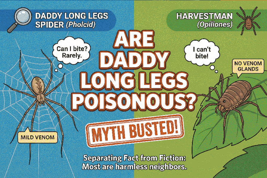 Daddy long legs poisonous
