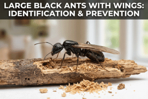 large black ants with wings