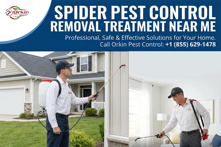 spider pest control removal