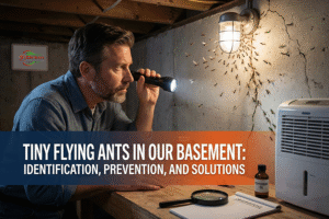 Tiny Flying Ants in Our Basement