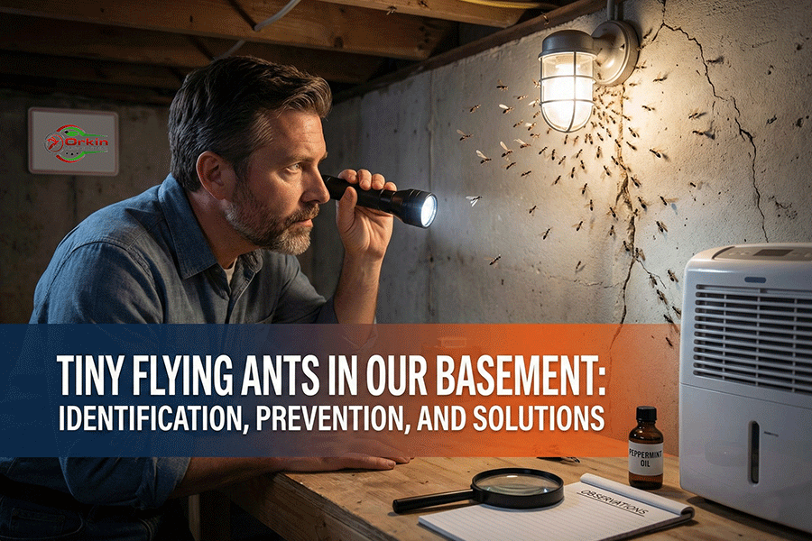 Tiny Flying Ants in Our Basement