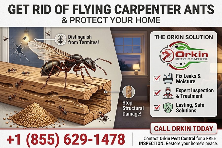 flying carpenter ants