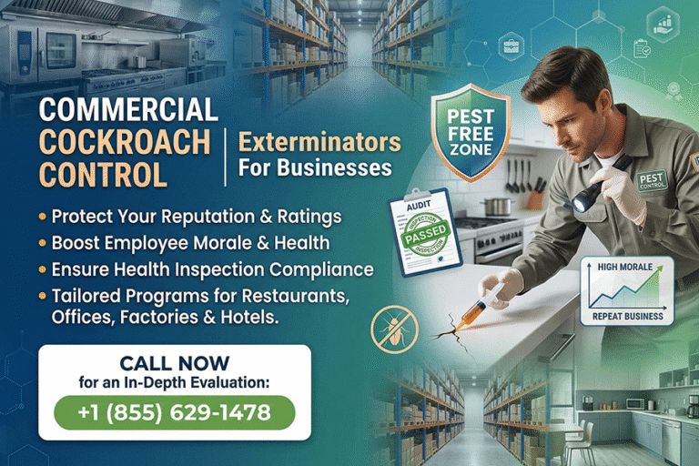 Commercial Cockroach Control | Exterminators For Businesses