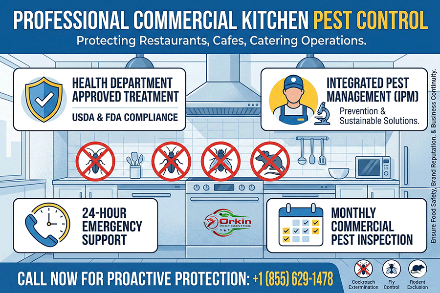 Commercial kitchen pest control