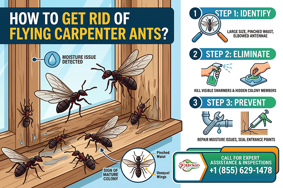 flying carpenter ants