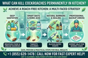 kill cockroaches permanently in kitchen