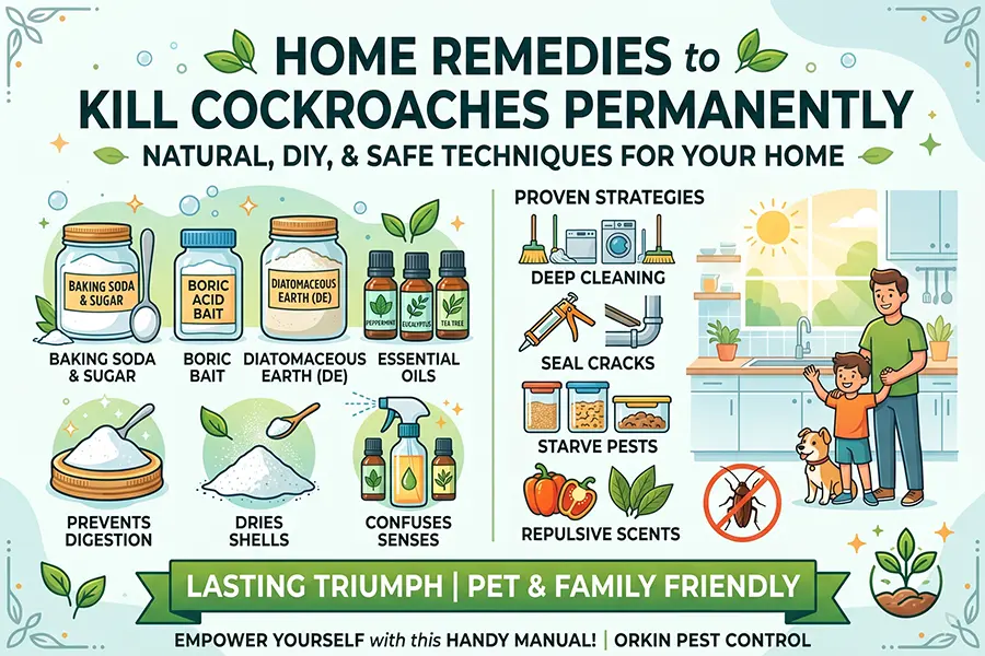 kill cockroaches permanently