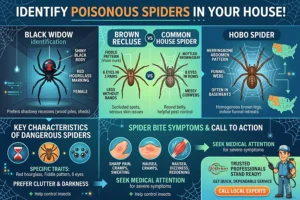 spiders in your house