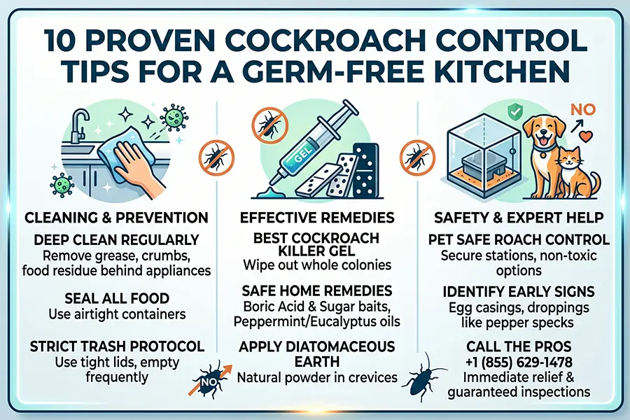 Cockroach Control Tips